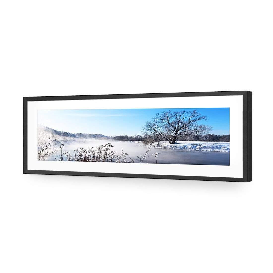 Steamy Lake (Long) - Wall Art Designs - 1221_AL_H WAD_AP - 030 - MAT_90x30_S - 2538 - BLK