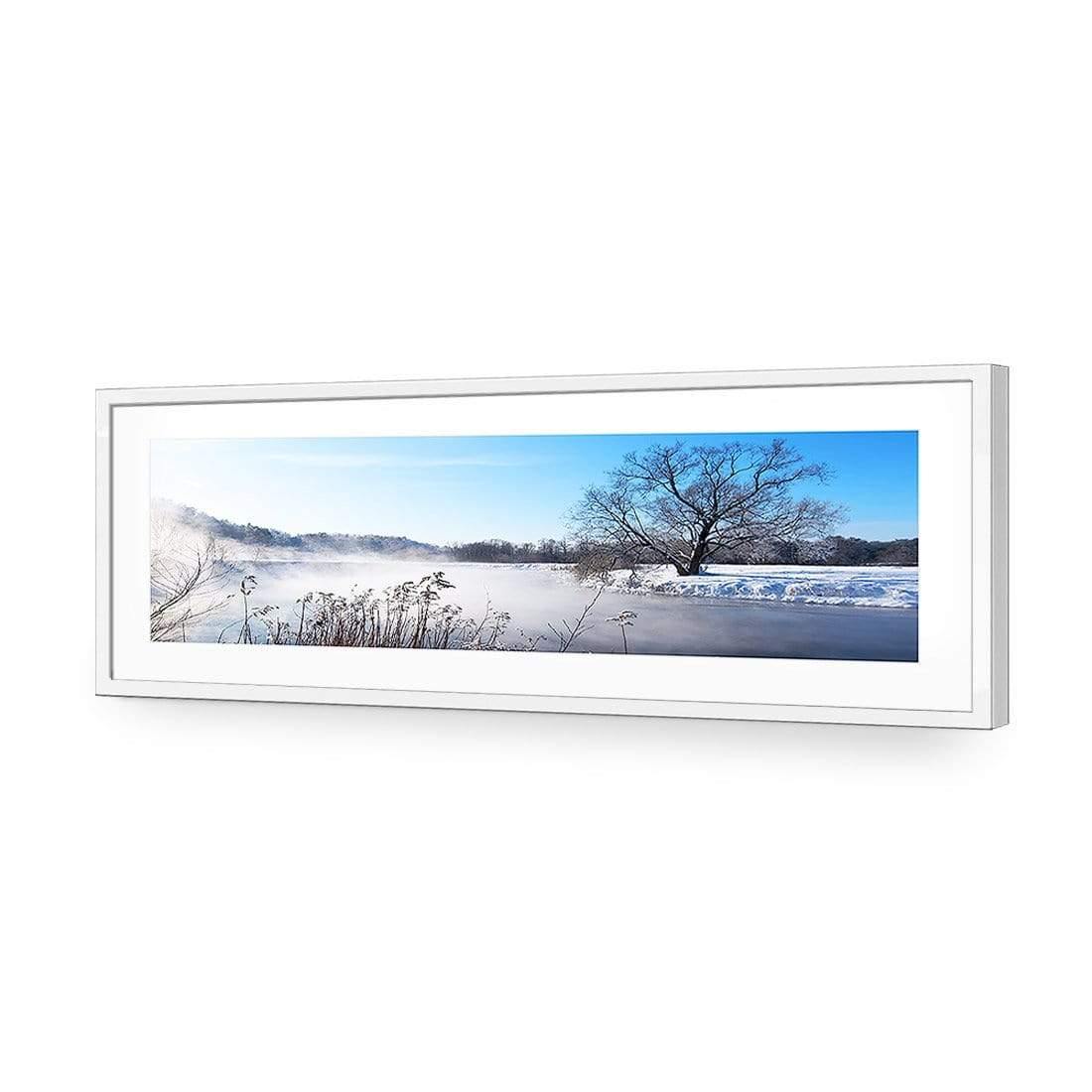 Steamy Lake (Long) - Wall Art Designs - 1221_AL_H WAD_AP - 030 - MAT_90x30_S - 2538 - WHT