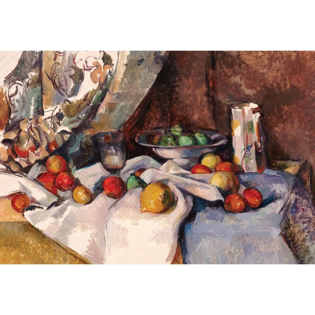 Still Life with Apples By Cezanne - Wall Art Designs - 3374_AR_H WAD_CP - MPY - 260 - M - S - S_45x30_NONE