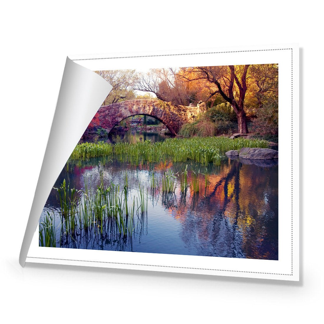 Stone Bridge in Central Park - Wall Art Designs - 736_AR_H WAD_CP - MPY - 260 - M - S - S_45x30_NONE