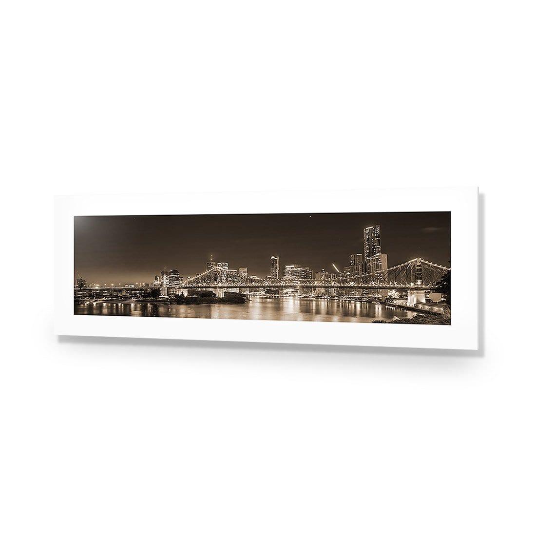 Story Bridge Alight Brisbane, Sepia (Long) - Wall Art Designs - 2866_CL_H WAD_AP - 030 - MAT_90x30_NONE