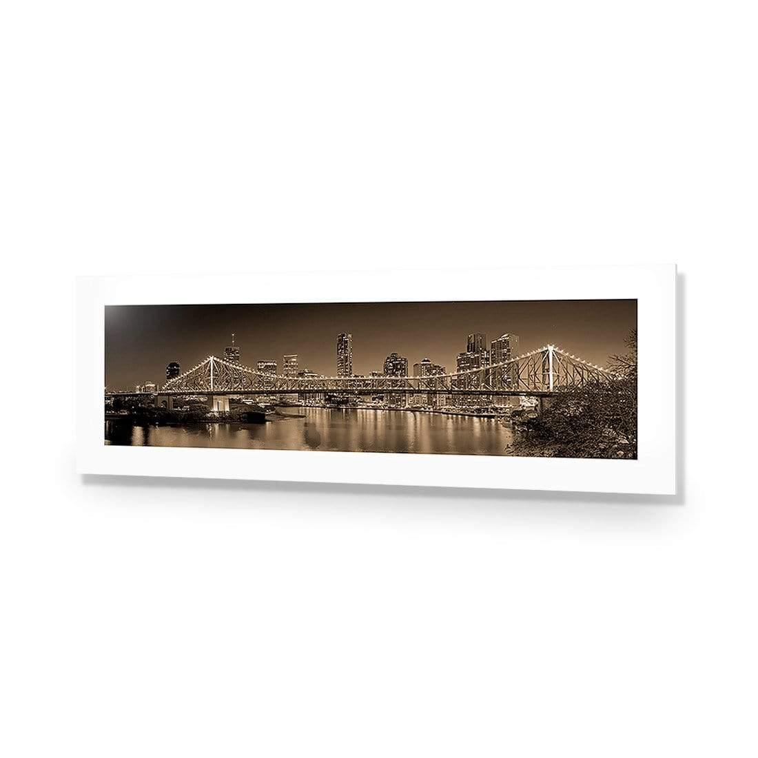 Story Bridge at Night, Sepia - Wall Art Designs - 316_CL_H WAD_AP - 030 - MAT_90x30_NONE