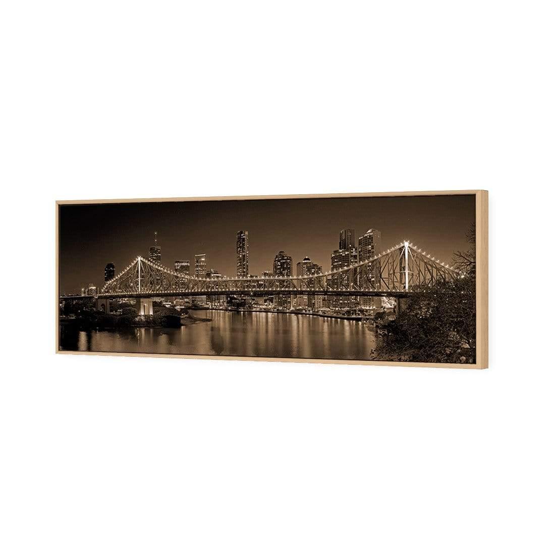 Story Bridge at Night, Sepia - Wall Art Designs - 316_CL_H WAD_CP - MPY - 260 - M - S - S_60x20_S - 1550 - OAK