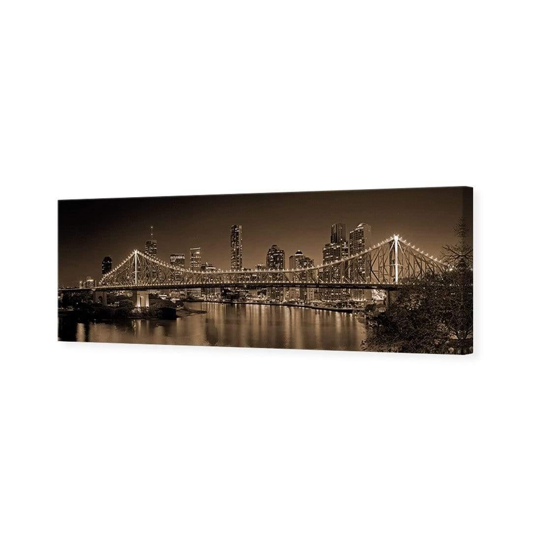 Story Bridge at Night, Sepia - Wall Art Designs - 316_CL_H WAD_CP - MPY - 260 - M - S - S_60x20_NONE