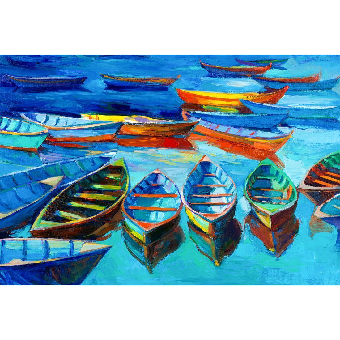 Stranded Row Boats - Wall Art Designs - 543_AR_H WAD_CP - MPY - 260 - M - S - S_45x30_NONE