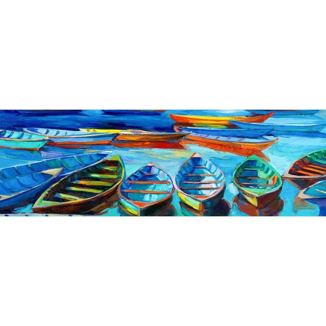 Stranded Row Boats (long) – Wall Art Designs