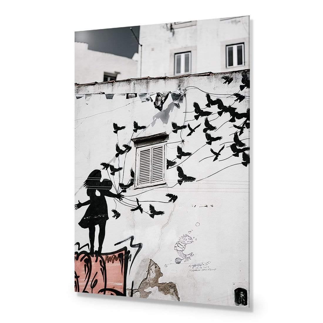 Street Art - Graffiti Birds Flying - Wall Art Designs - 3919_AR_V WAD_AP - 030 - EDG_45x30_NONE