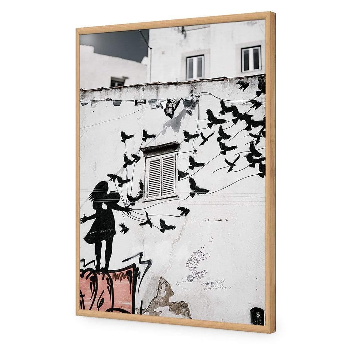 Street Art - Graffiti Birds Flying - Wall Art Designs - 3919_AR_V WAD_AP - 030 - EDG_45x30_S - 2538 - OAK