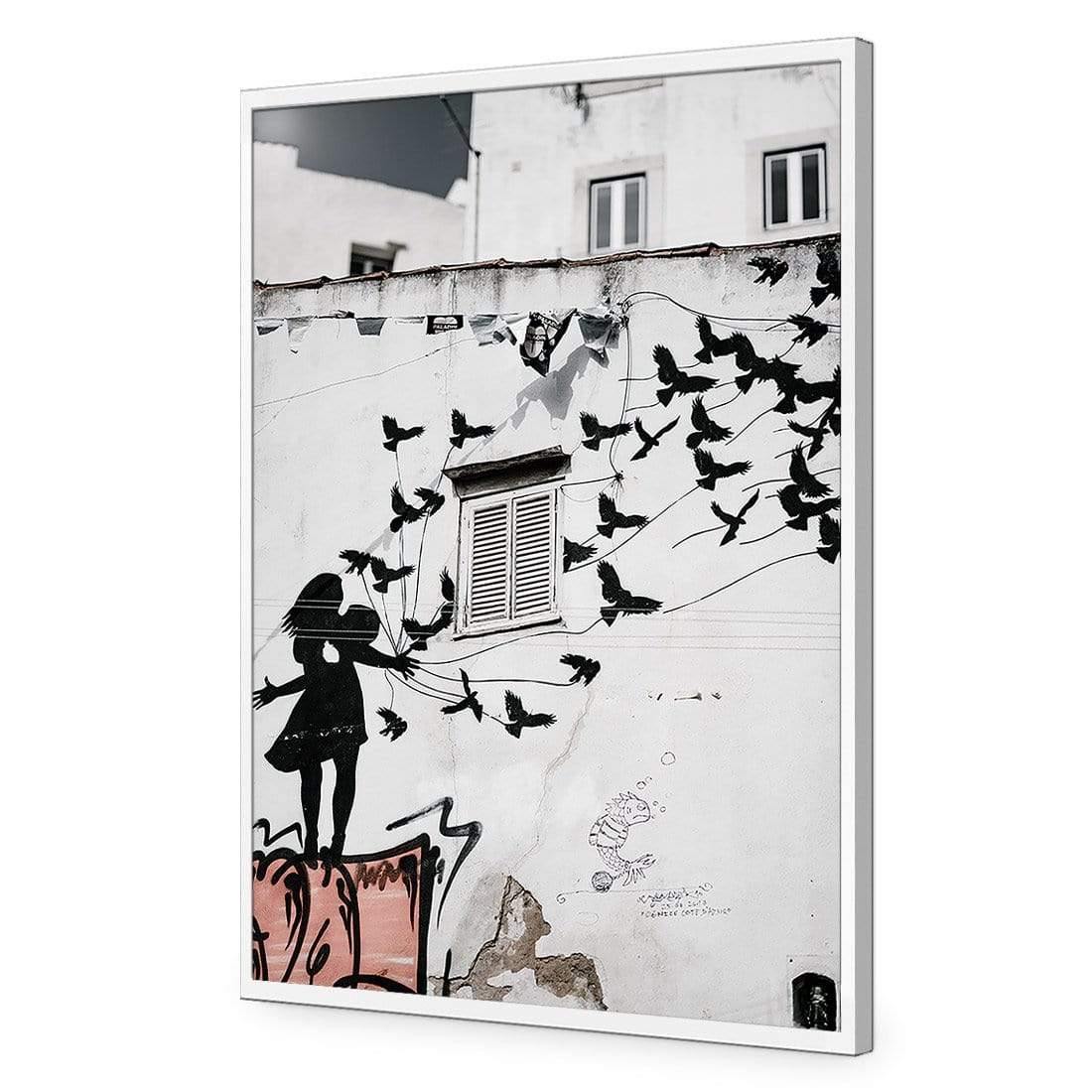 Street Art - Graffiti Birds Flying - Wall Art Designs - 3919_AR_V WAD_AP - 030 - EDG_45x30_S - 2538 - WHT