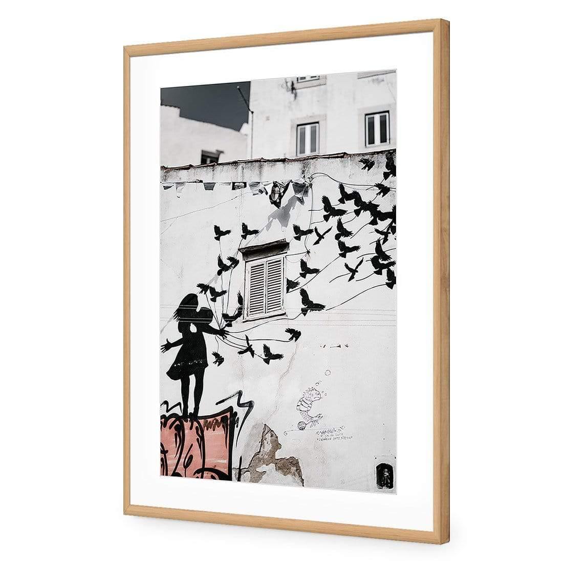 Street Art - Graffiti Birds Flying - Wall Art Designs - 3919_AR_V WAD_AP - 030 - MAT_45x30_S - 2538 - OAK