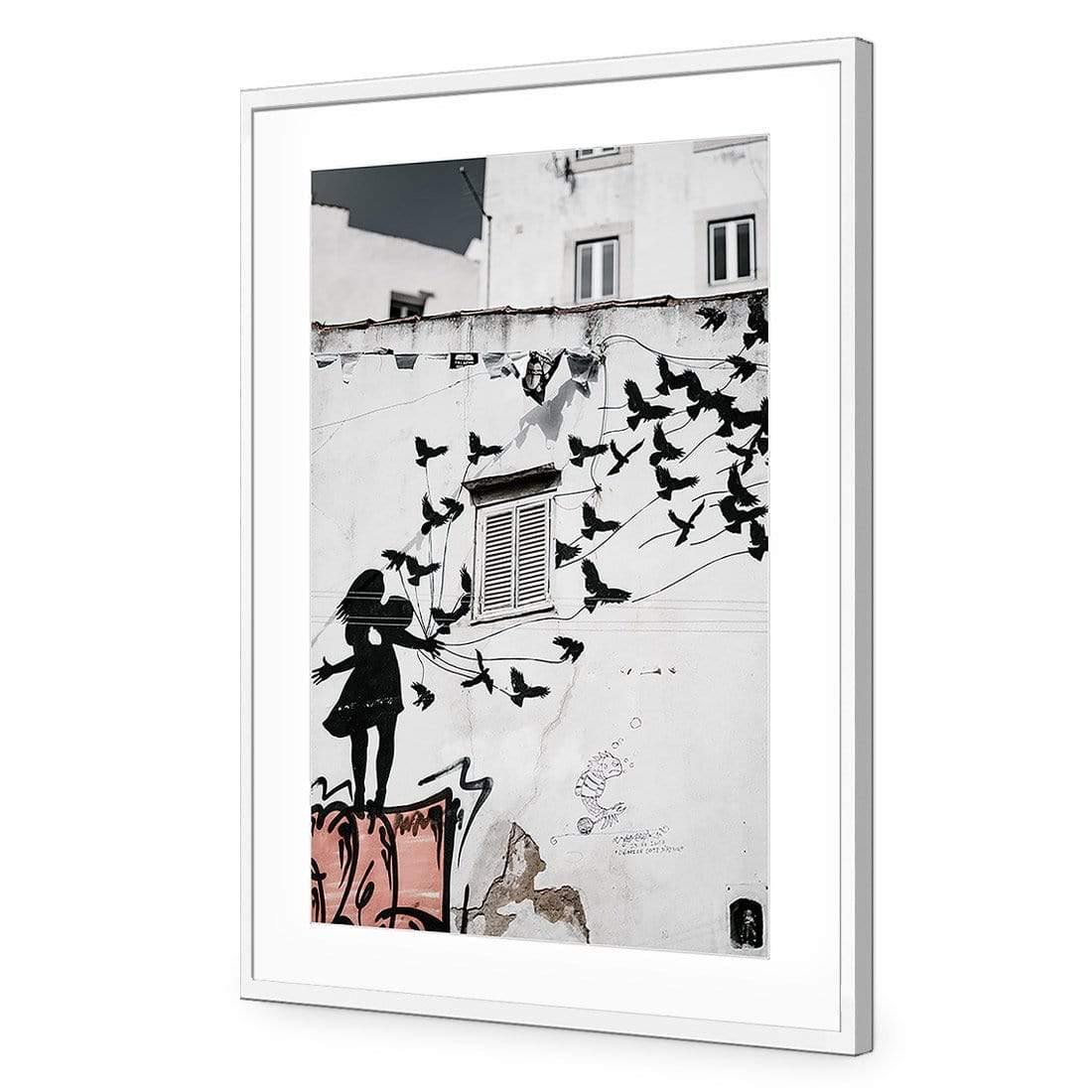 Street Art - Graffiti Birds Flying - Wall Art Designs - 3919_AR_V WAD_AP - 030 - MAT_45x30_S - 2538 - WHT