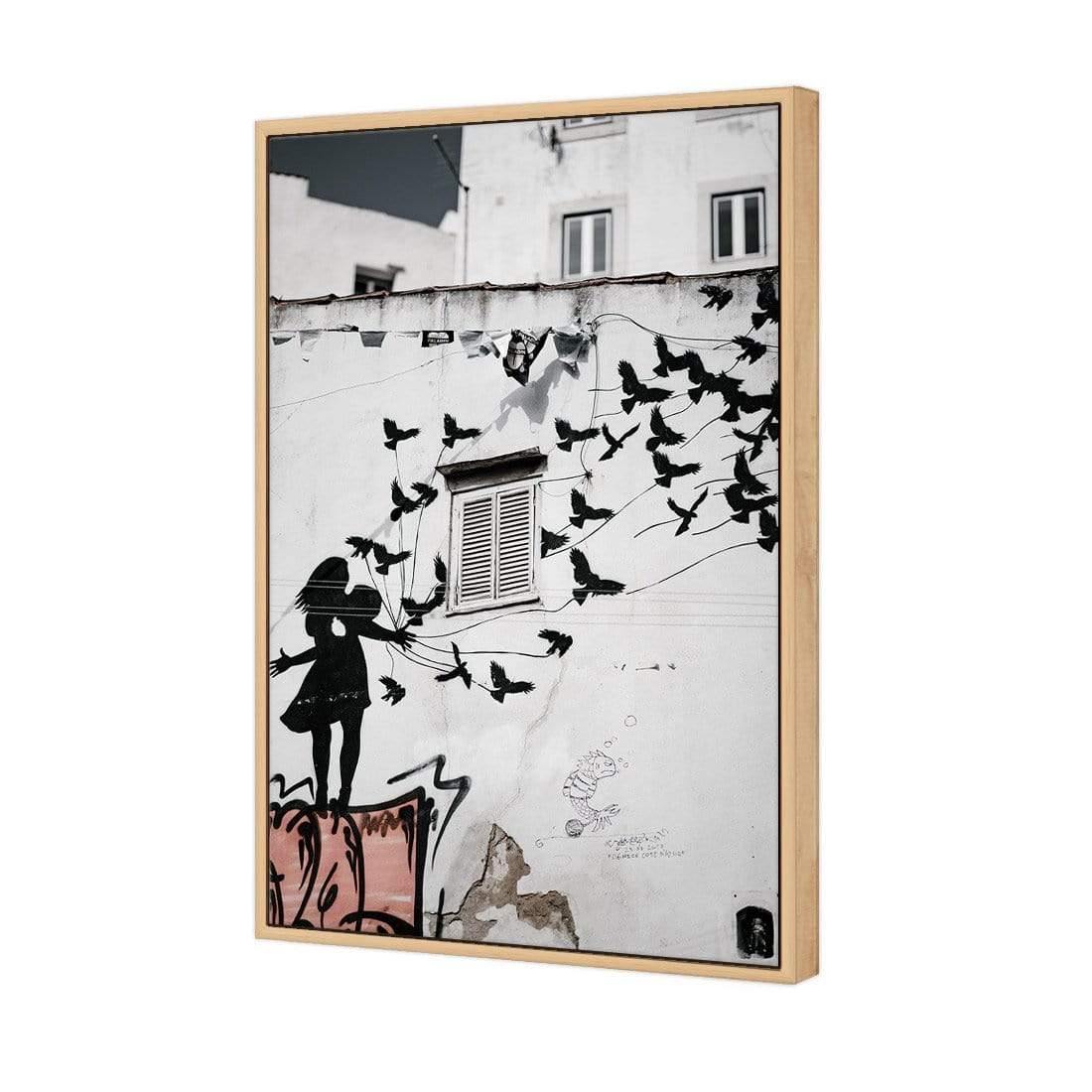 Street Art - Graffiti Birds Flying - Wall Art Designs - 3919_AR_V WAD_CP - MPY - 260 - M - S - S_45x30_S - 1550 - OAK