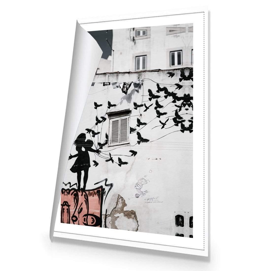 Street Art - Graffiti Birds Flying - Wall Art Designs - 3919_AR_V WAD_CP - MPY - 260 - M - R_45x30_NONE