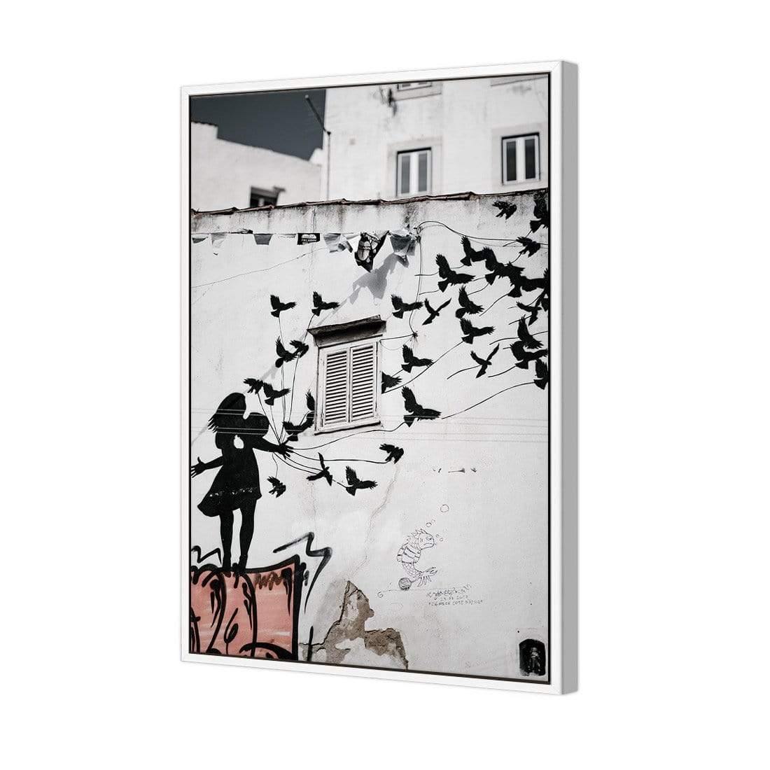 Street Art - Graffiti Birds Flying - Wall Art Designs - 3919_AR_V WAD_CP - MPY - 260 - M - S - S_45x30_S - 1550 - WHT