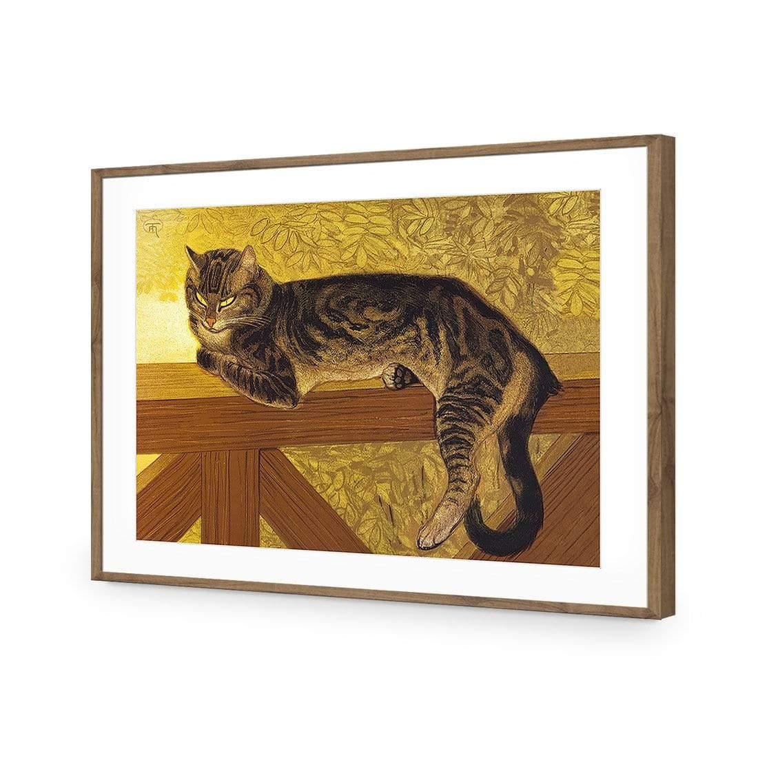 Summer Cat on a Balustrade By Steinlen - Wall Art Designs - 1694_AR_H WAD_AP - 030 - MAT_45x30_S - 2538 - NAT