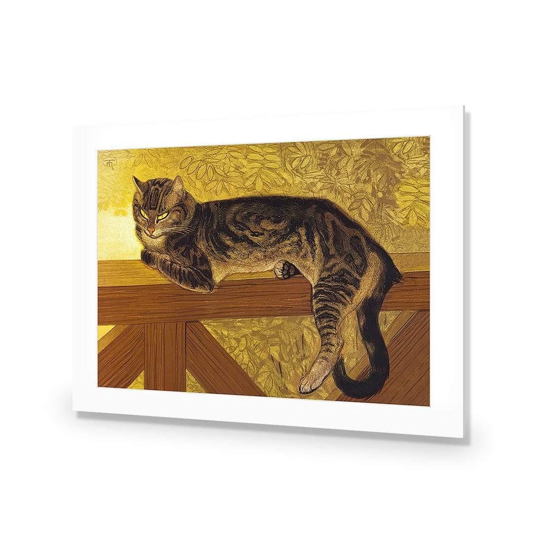 Summer Cat on a Balustrade By Steinlen - Wall Art Designs - 1694_AR_H WAD_AP - 030 - MAT_45x30_NONE