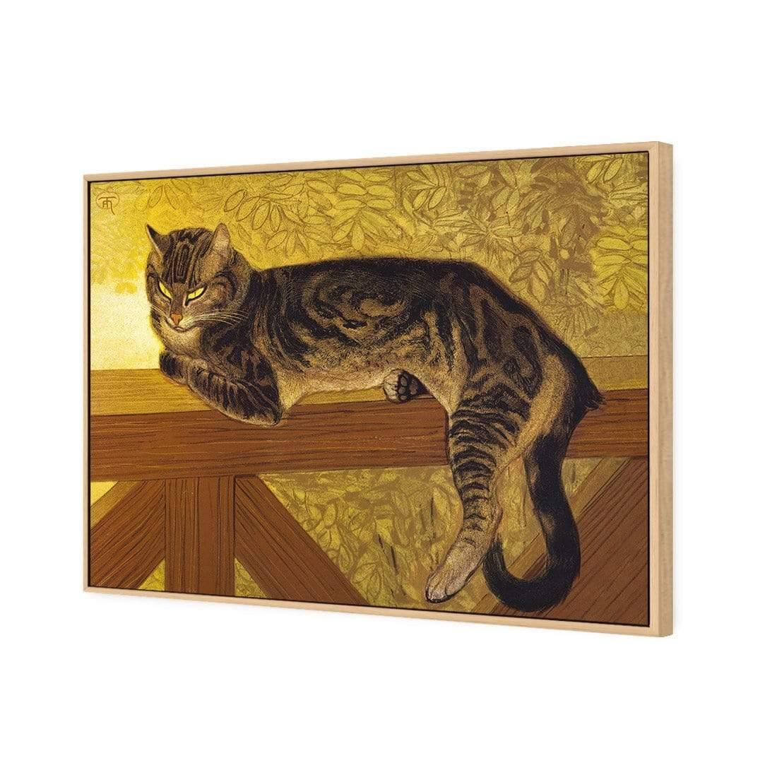 Summer Cat on a Balustrade By Steinlen - Wall Art Designs - 1694_AR_H WAD_CP - MPY - 260 - M - S - S_45x30_S - 1550 - OAK