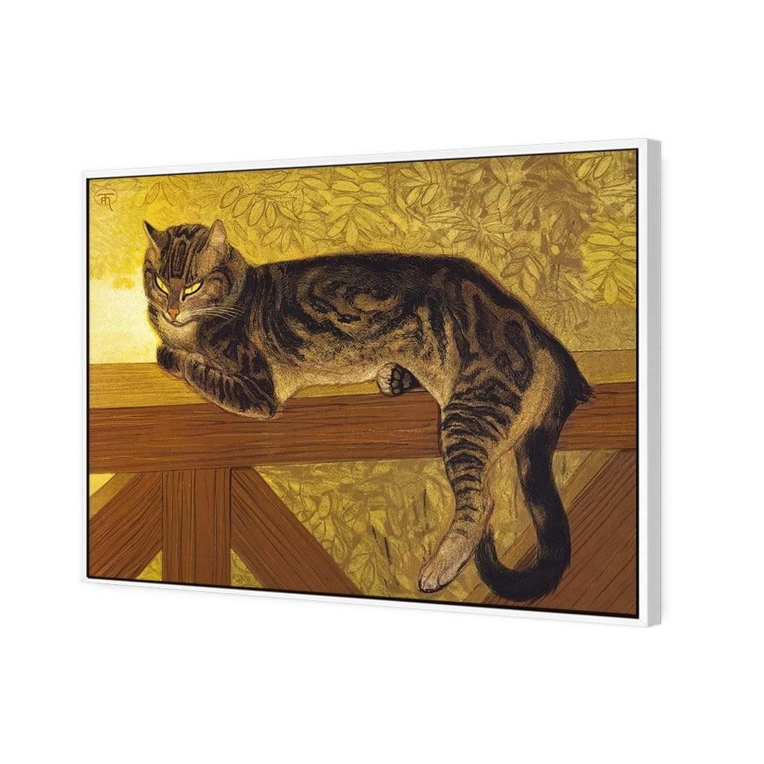 Summer Cat on a Balustrade By Steinlen - Wall Art Designs - 1694_AR_H WAD_CP - MPY - 260 - M - S - S_45x30_S - 1550 - WHT