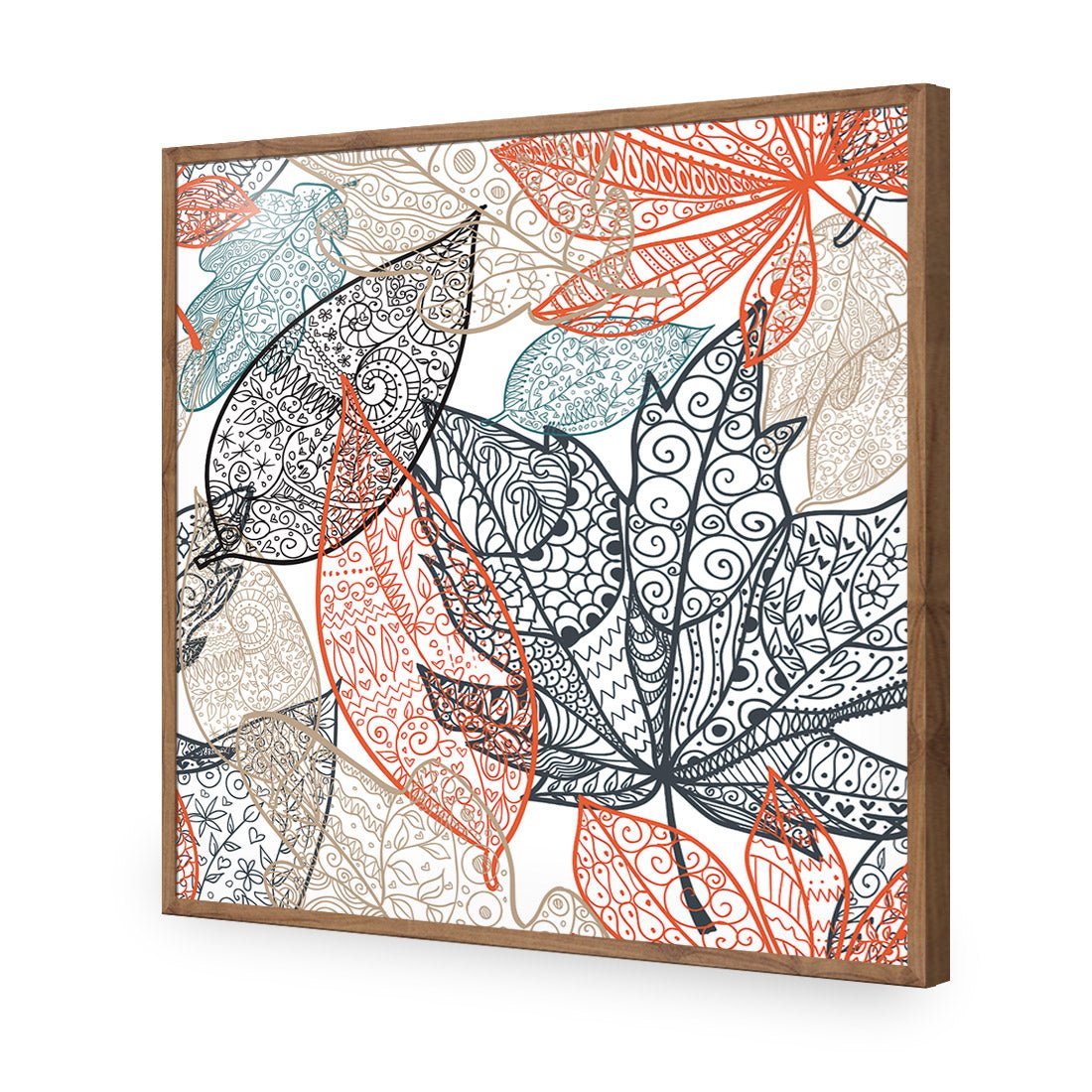 Summer Filigree (square) - Wall Art Designs - 2089_AS_Q WAD_AP - 030 - EDG_37x37_S - 2538 - NAT