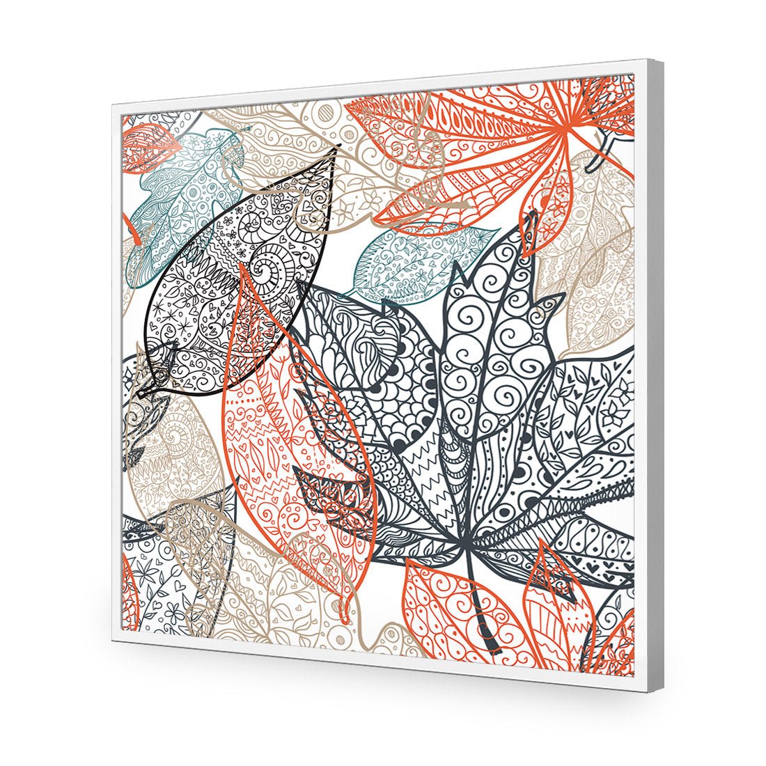 Summer Filigree (square) - Wall Art Designs - 2089_AS_Q WAD_AP - 030 - EDG_37x37_S - 2538 - WHT