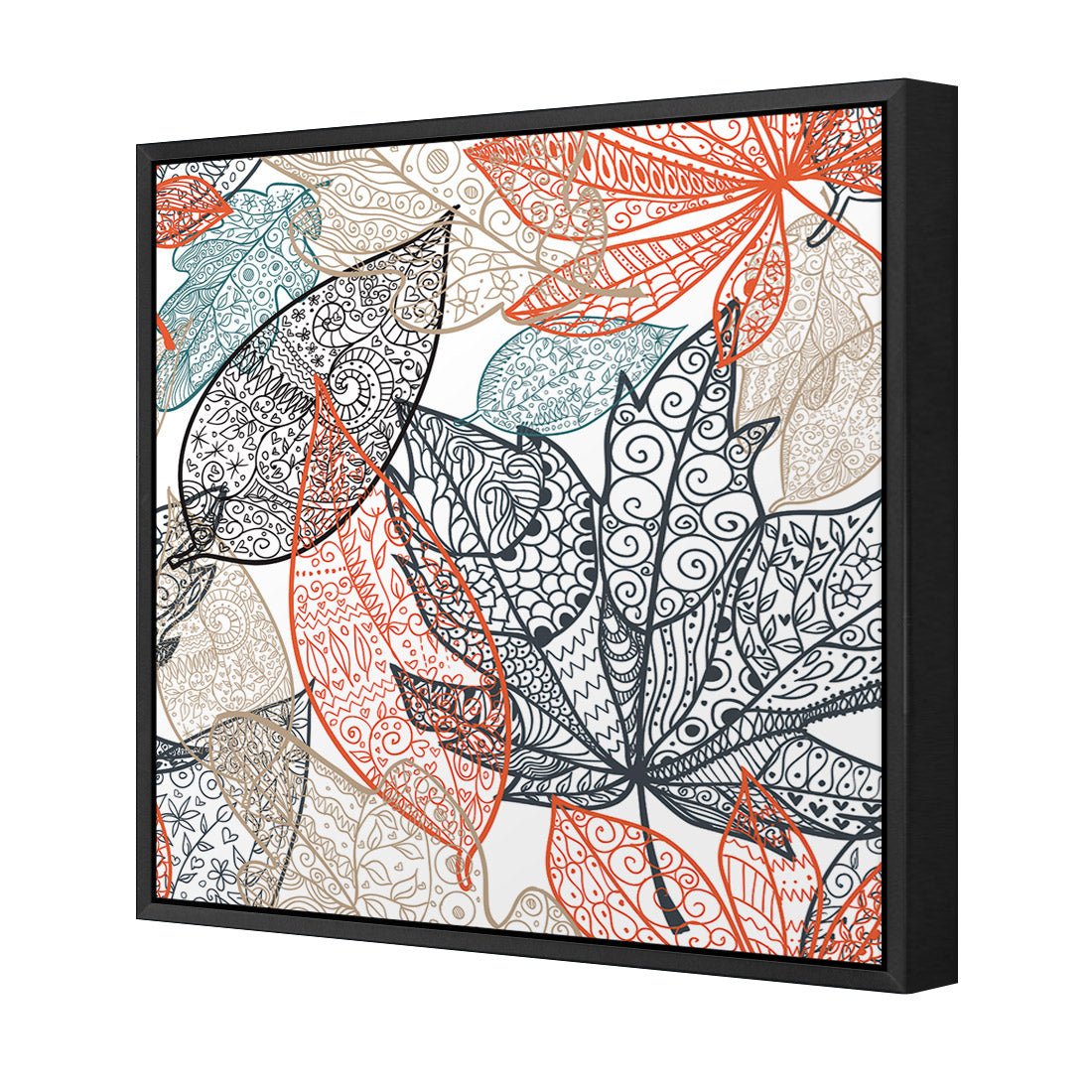 Summer Filigree (square) - Wall Art Designs - 2089_AS_Q WAD_CP - MPY - 260 - M - S - S_37x37_S - 1550 - BLK