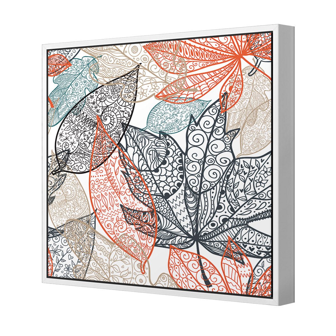 Summer Filigree (square) - Wall Art Designs - 2089_AS_Q WAD_CP - MPY - 260 - M - S - S_37x37_S - 1550 - WHT