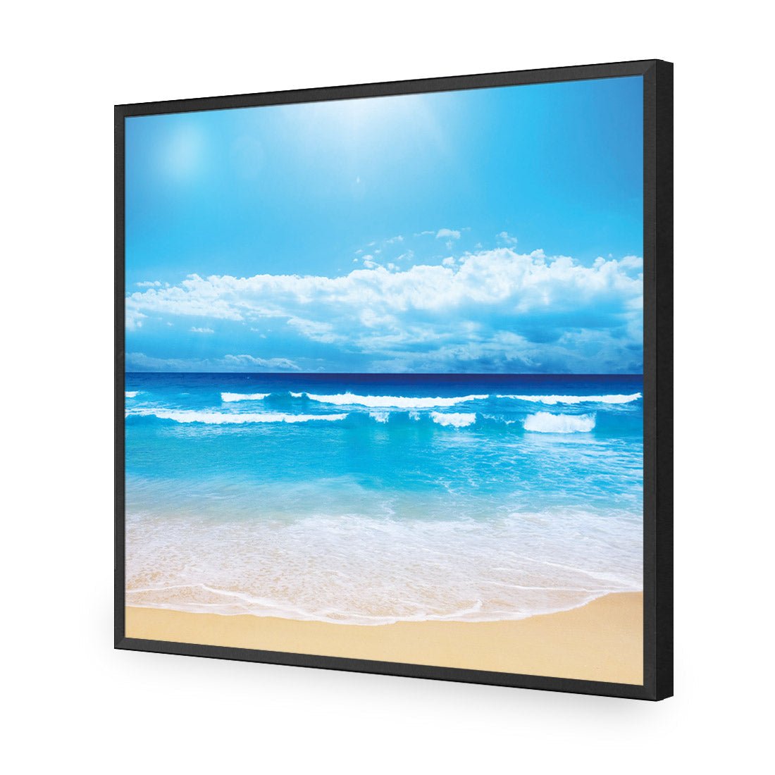 Summertime Beach (square) - Wall Art Designs - 1218_AS_Q WAD_AP - 030 - EDG_37x37_S - 2538 - BLK