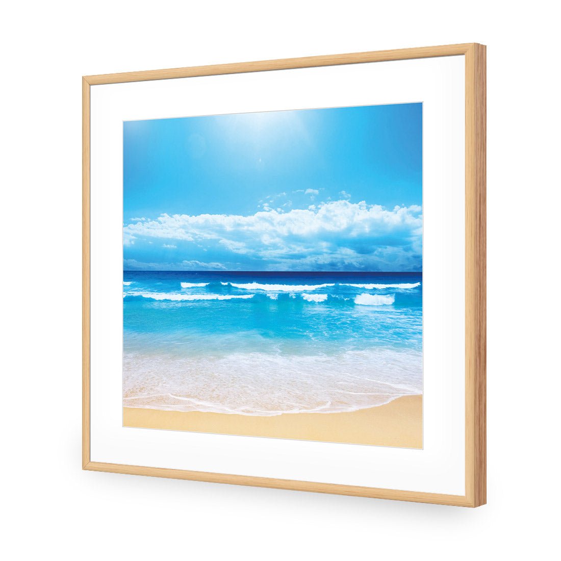 Summertime Beach (square) - Wall Art Designs - 1218_AS_Q WAD_AP - 030 - MAT_37x37_S - 2538 - OAK