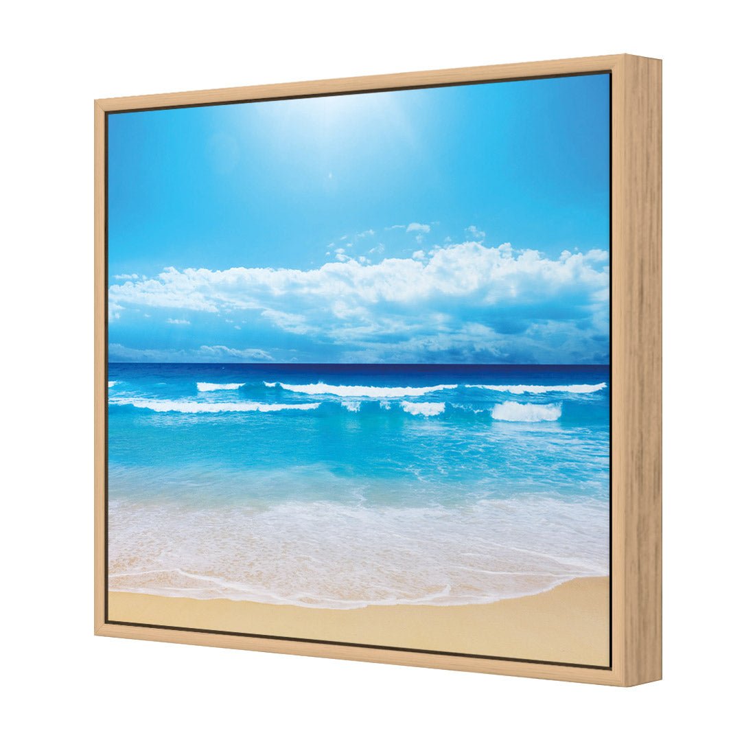 Summertime Beach (square) - Wall Art Designs - 1218_AS_Q WAD_CP - MPY - 260 - M - S - S_37x37_S - 1550 - OAK