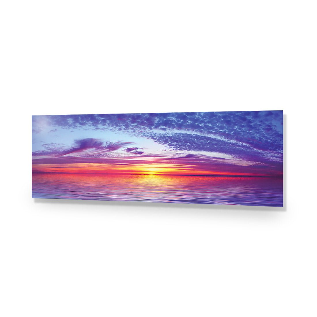 Sun over Purple Water (long) - Wall Art Designs - 1465_AL_H WAD_AP - 030 - EDG_90x30_NONE