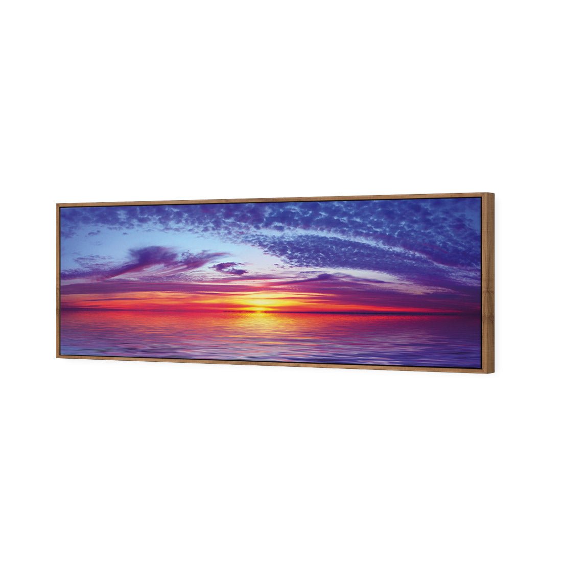 Sun over Purple Water (long) - Wall Art Designs - 1465_AL_H WAD_CP - MPY - 260 - M - S - S_60x20_S - 1550 - NAT