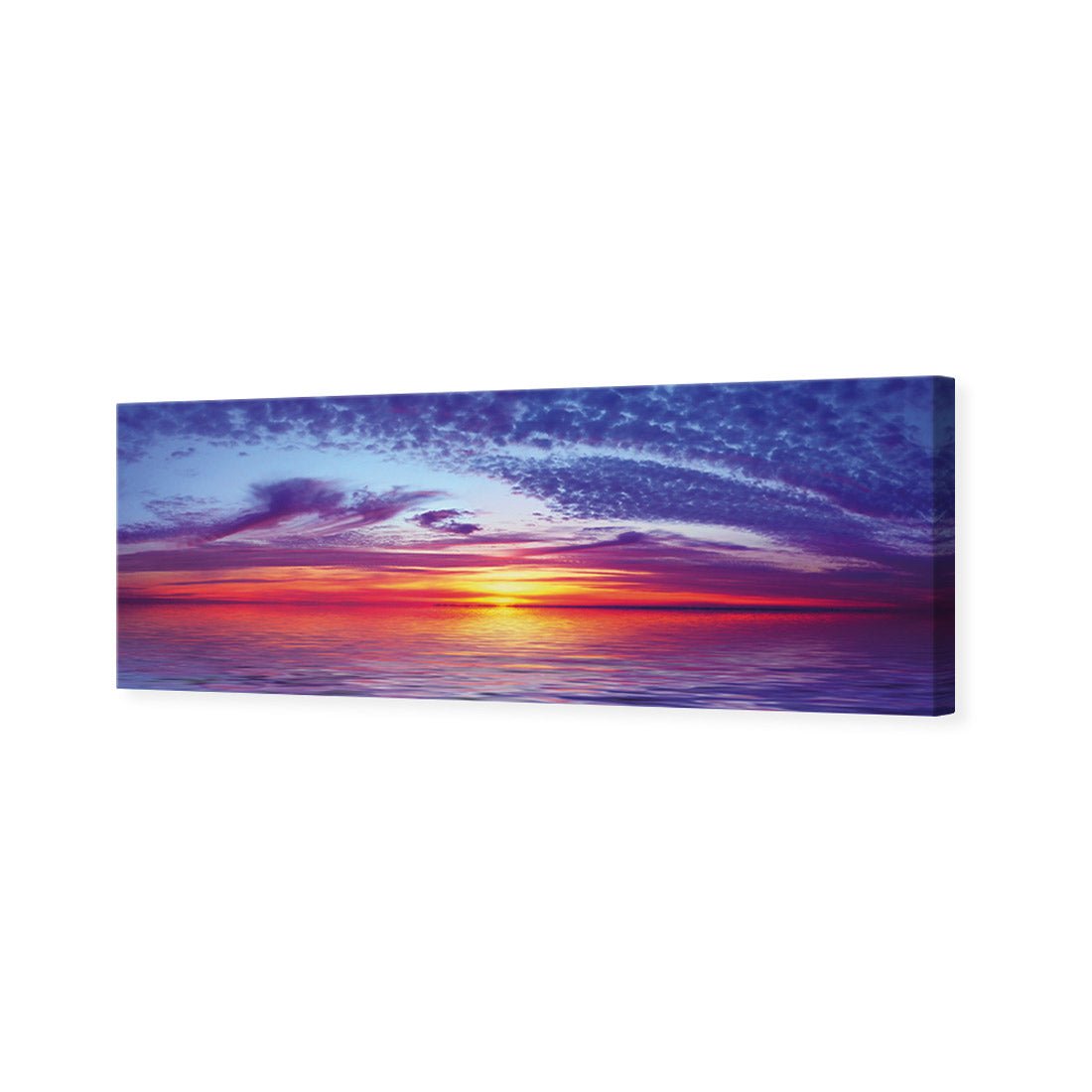 Sun over Purple Water (long) - Wall Art Designs - 1465_AL_H WAD_CP - MPY - 260 - M - S - S_60x20_NONE