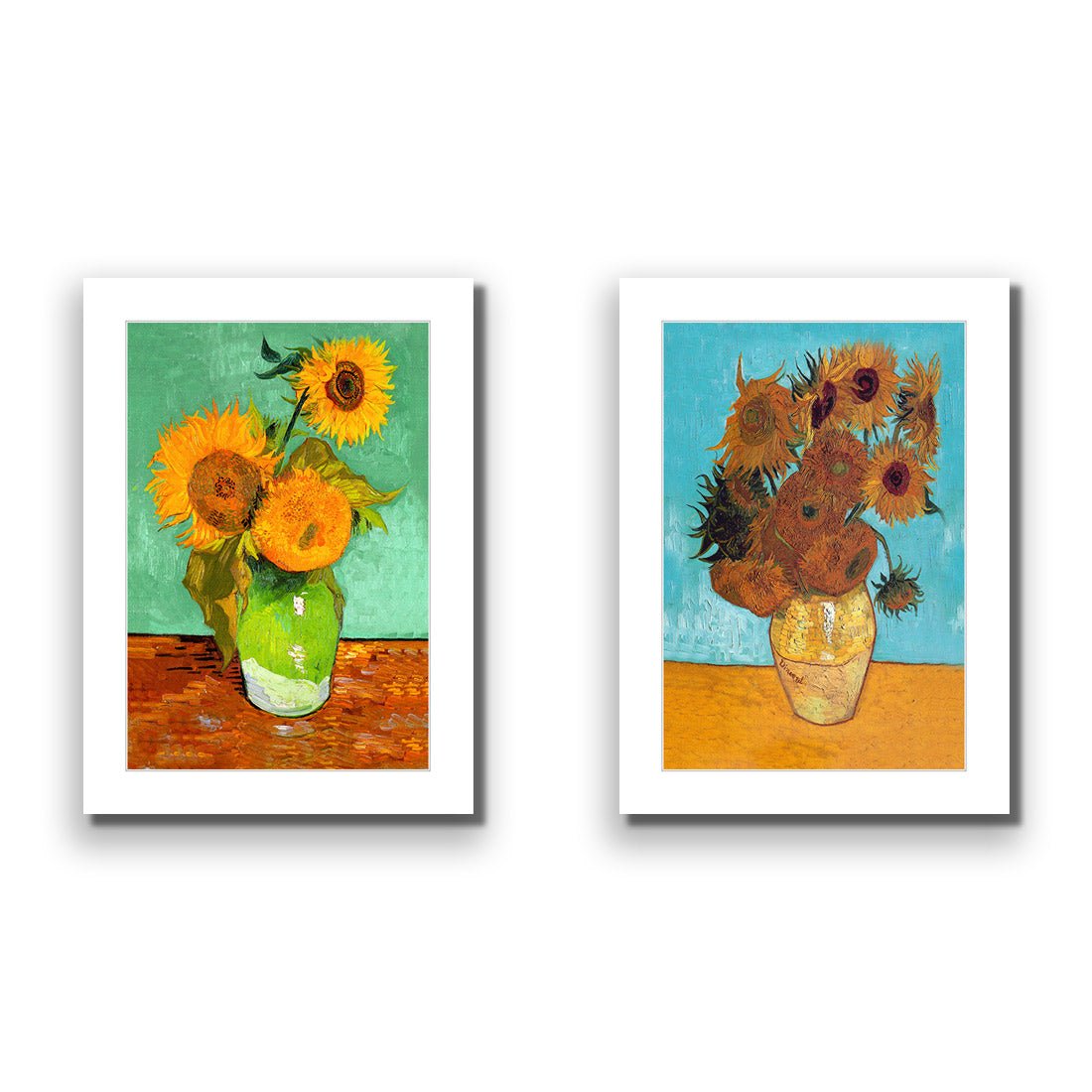 Sunflowers Perfect Pairs - Wall Art Designs - SET2_5004_AR_V WAD_AP - 030 - MAT_45x30_NONE