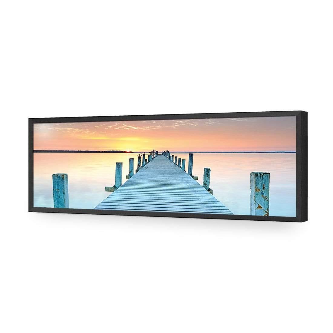 Sunset Pier (Long) - Wall Art Designs - 1249_AL_H WAD_AP - 030 - EDG_90x30_S - 2538 - BLK