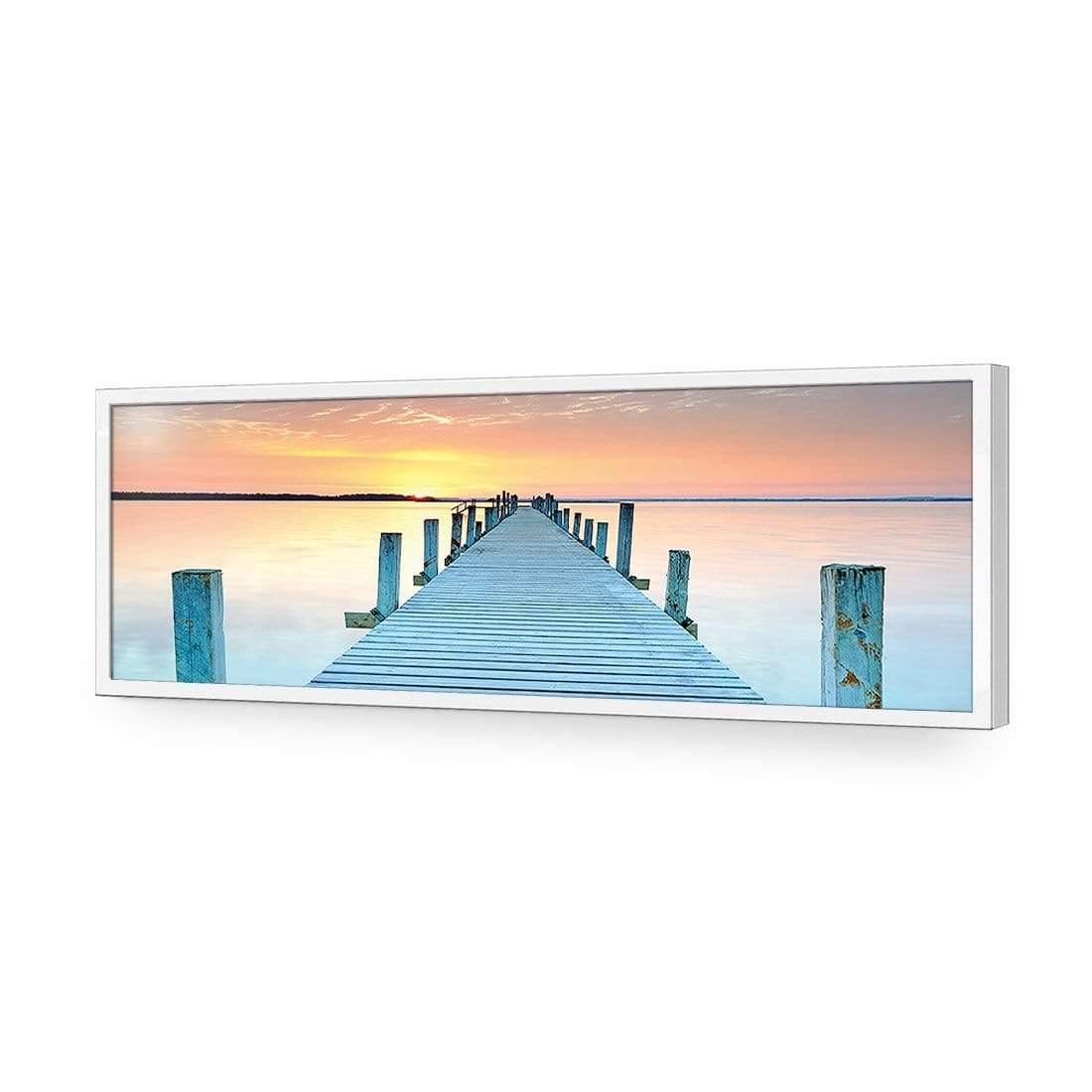 Sunset Pier (Long) - Wall Art Designs - 1249_AL_H WAD_AP - 030 - EDG_90x30_S - 2538 - WHT