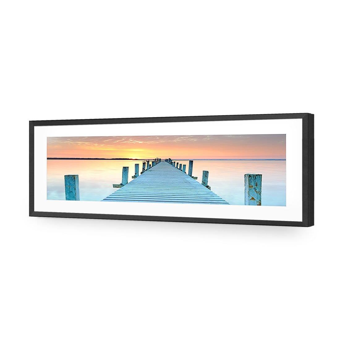 Sunset Pier (Long) - Wall Art Designs - 1249_AL_H WAD_AP - 030 - MAT_90x30_S - 2538 - BLK