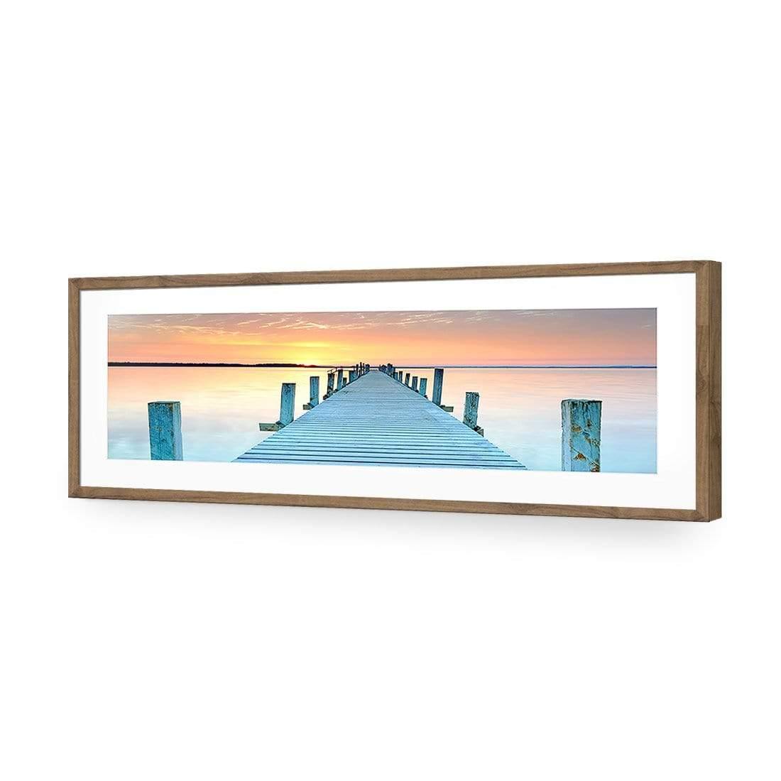 Sunset Pier (Long) - Wall Art Designs - 1249_AL_H WAD_AP - 030 - MAT_90x30_S - 2538 - NAT