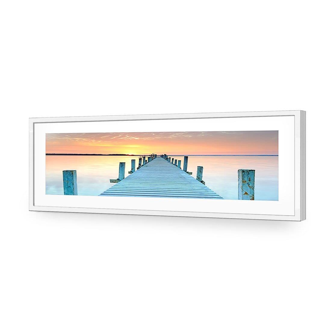 Sunset Pier (Long) - Wall Art Designs - 1249_AL_H WAD_AP - 030 - MAT_90x30_S - 2538 - WHT