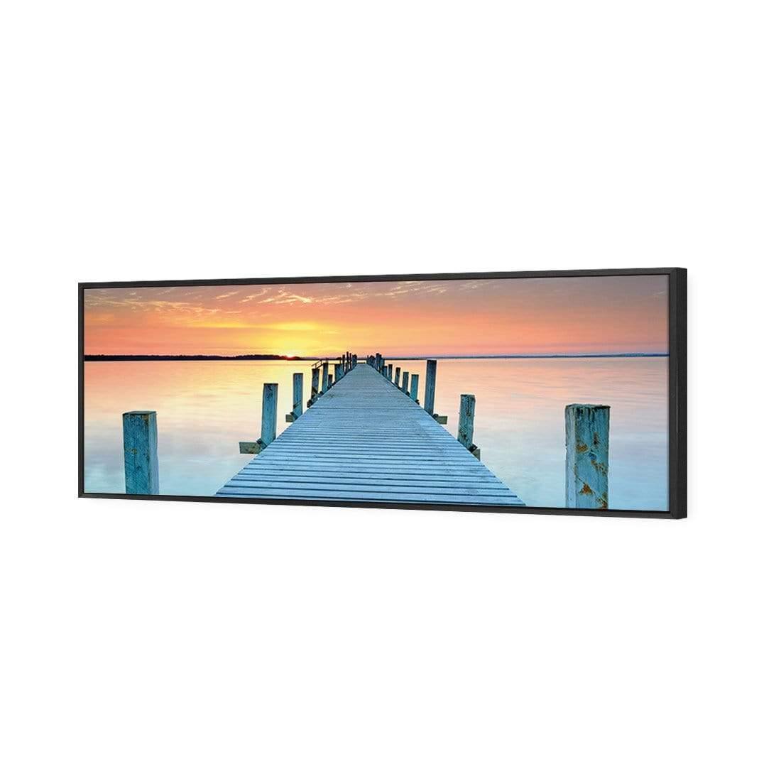 Sunset Pier (Long) - Wall Art Designs - 1249_AL_H WAD_CP - MPY - 260 - M - S - S_60x20_S - 1550 - BLK