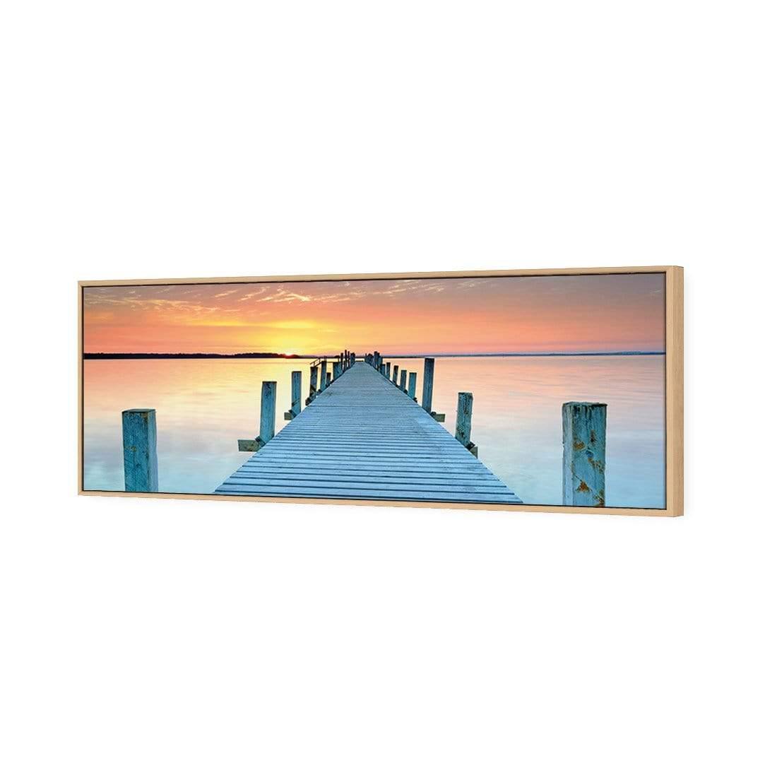 Sunset Pier (Long) - Wall Art Designs - 1249_AL_H WAD_CP - MPY - 260 - M - S - S_60x20_S - 1550 - OAK