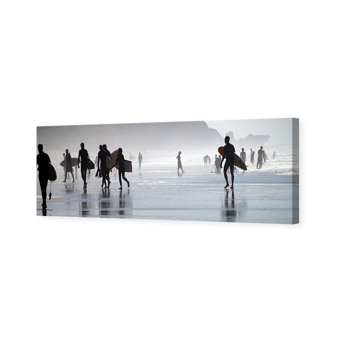 Surfers in the Mist (Long) | Classic Canvas | No Frame | Stretched Canvas