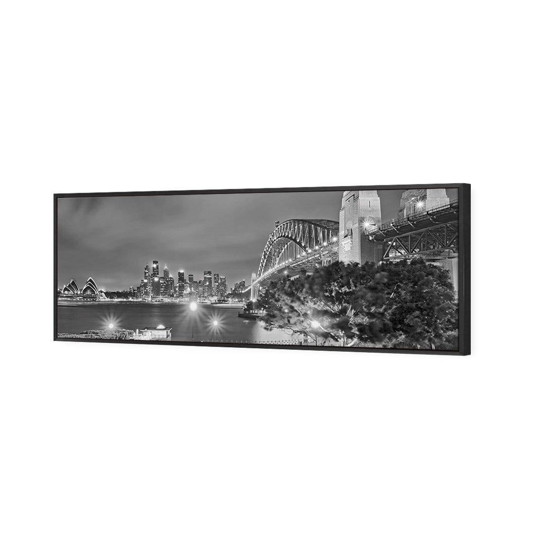 Sydney Harbour and Opera House (long) - Wall Art Designs - 1478_AL_H WAD_CP - MPY - 260 - M - S - S_60x20_S - 1550 - BLK