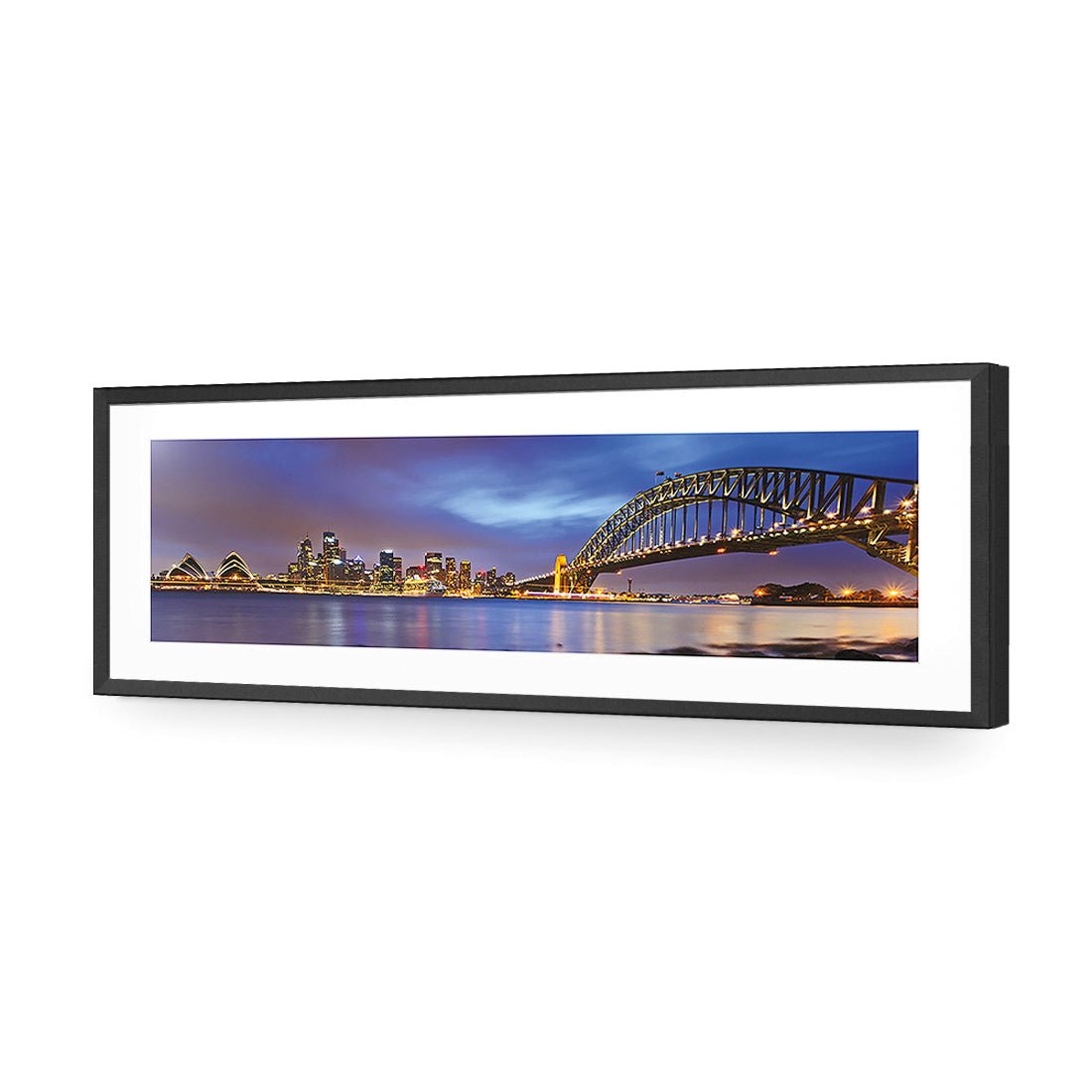 Sydney North Shore (long) - Wall Art Designs - 2028_AL_H WAD_AP - 030 - MAT_90x30_S - 2538 - BLK