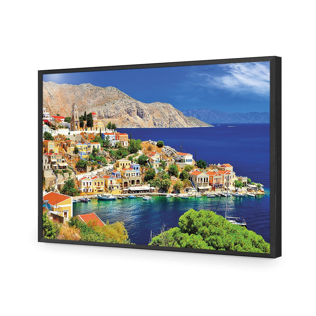 Symi Island, Greece - Wall Art Designs - 2135_AR_H WAD_AP - 030 - EDG_45x30_S - 2538 - BLK