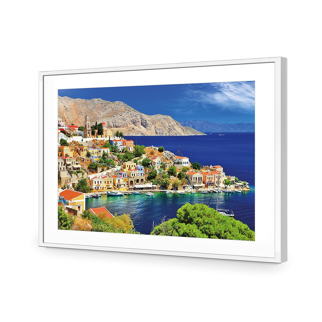 Symi Island, Greece - Wall Art Designs - 2135_AR_H WAD_AP - 030 - MAT_45x30_S - 2538 - WHT