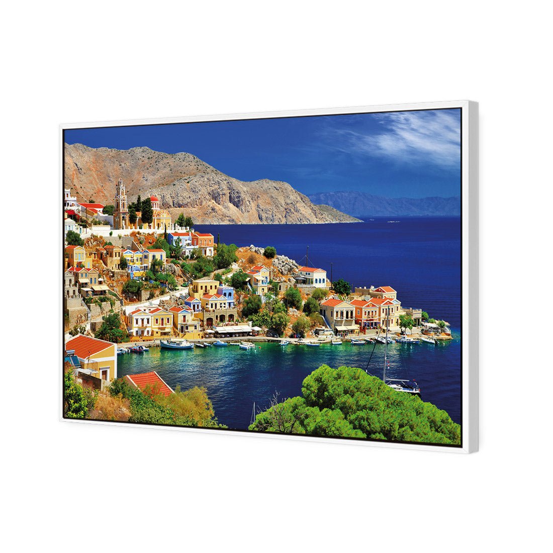 Symi Island, Greece - Wall Art Designs - 2135_AR_H WAD_CP - MPY - 260 - M - S - S_45x30_S - 1550 - WHT