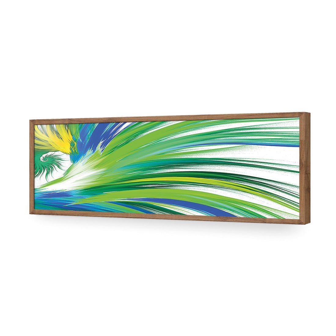 Tail Feathers, Blue (long) - Wall Art Designs - 2413_DL_H WAD_AP - 030 - EDG_90x30_S - 2538 - NAT