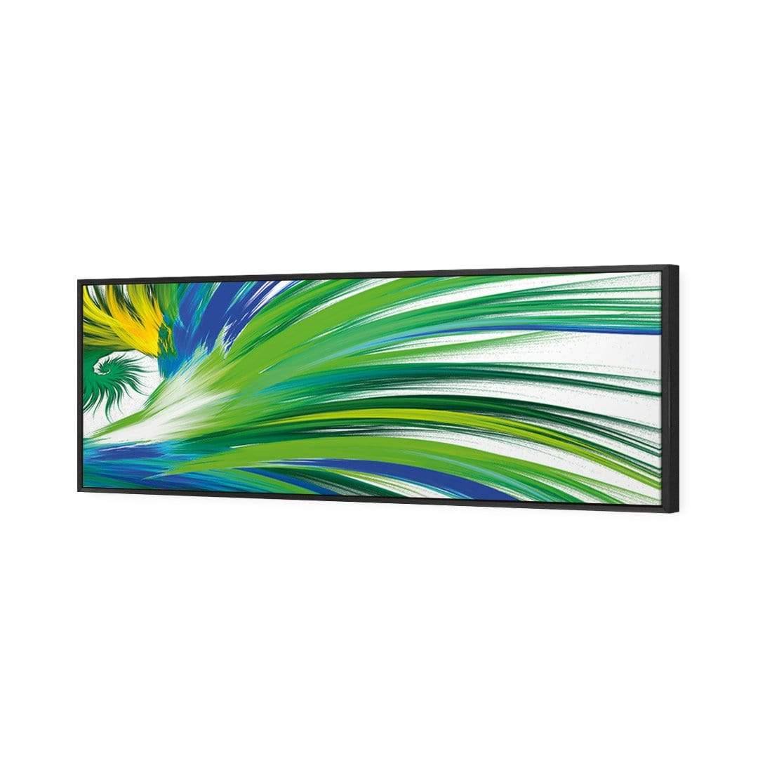 Tail Feathers, Blue (long) - Wall Art Designs - 2413_DL_H WAD_CP - MPY - 260 - M - S - S_60x20_S - 1550 - BLK