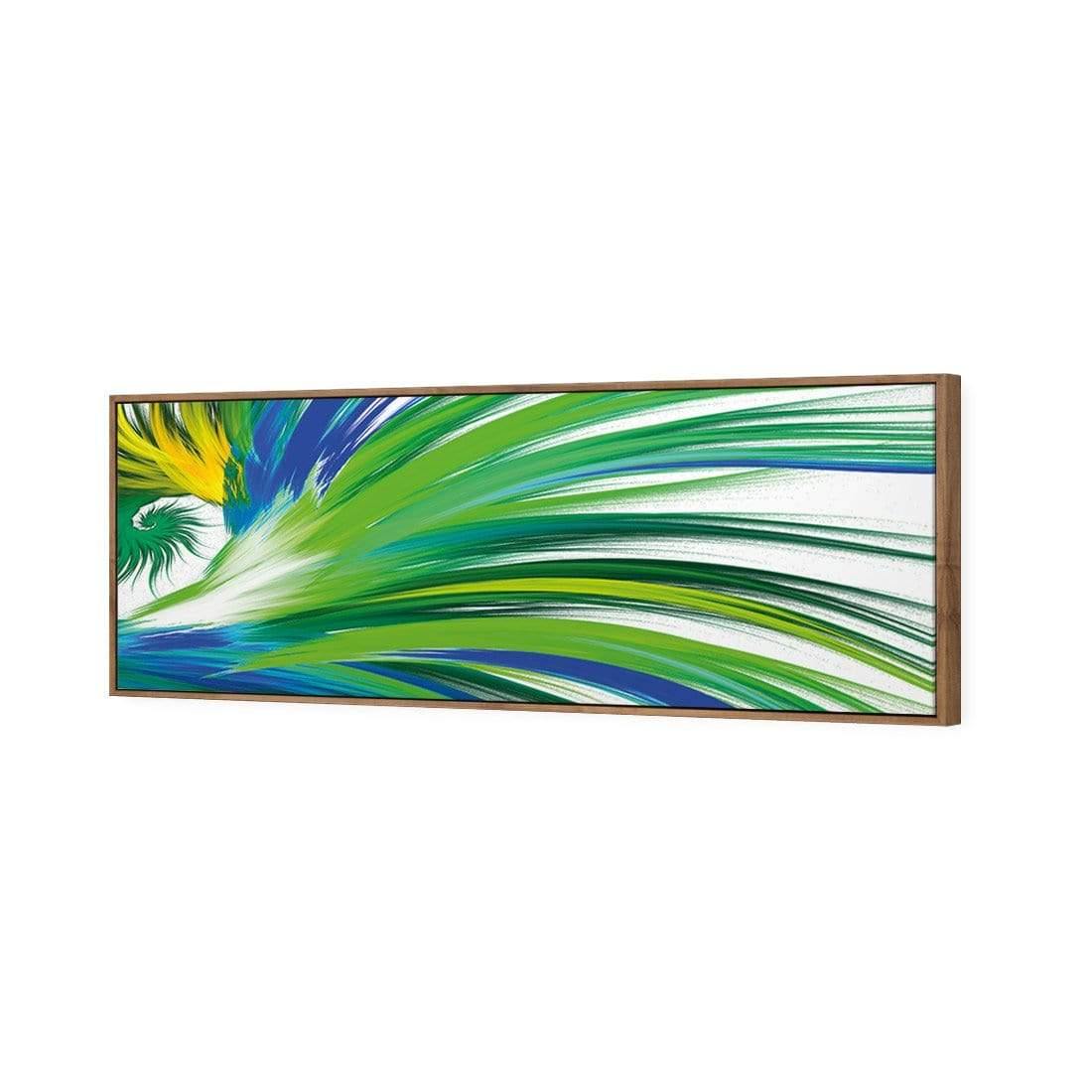 Tail Feathers, Blue (long) - Wall Art Designs - 2413_DL_H WAD_CP - MPY - 260 - M - S - S_60x20_S - 1550 - NAT