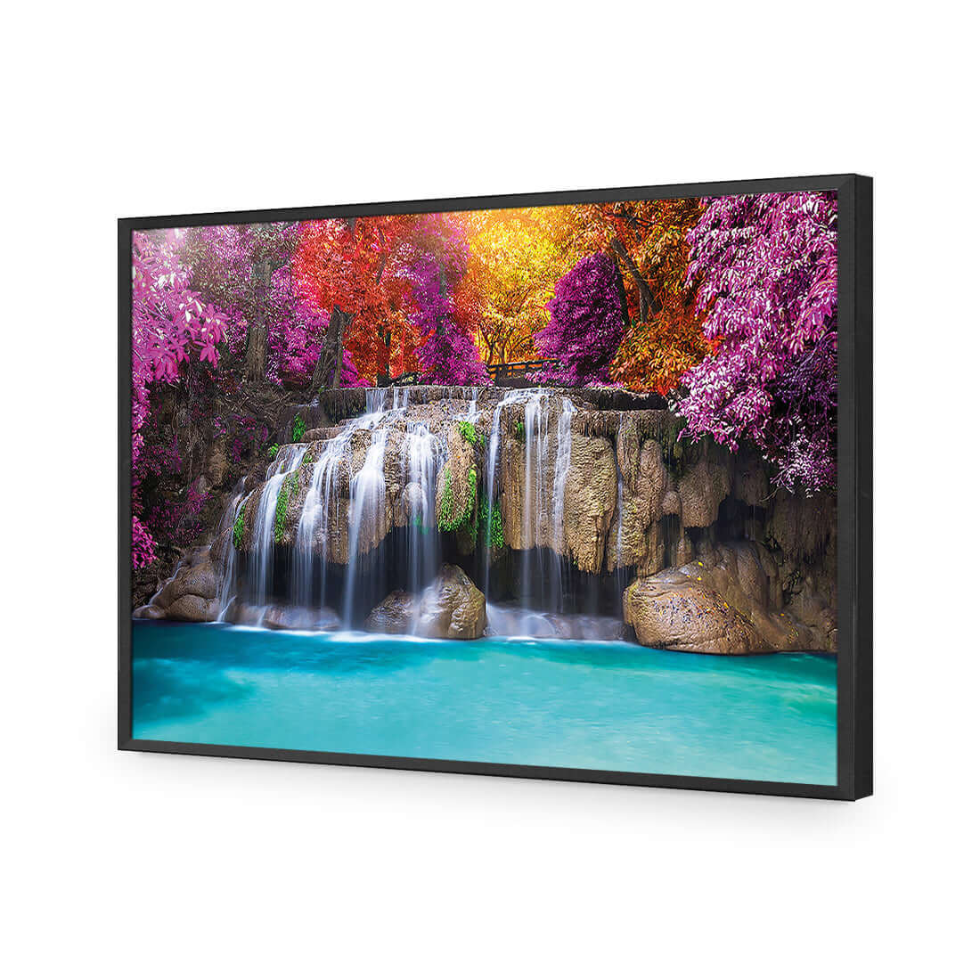 Thai Waterfall Wonder - Wall Art Designs - 3982_AR_H WAD_AP - 030 - EDG_45x30_S - 2538 - BLK